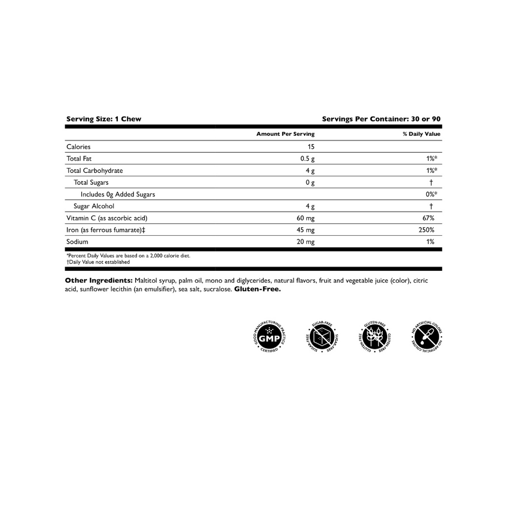 Iron Soft Chew (90 count)