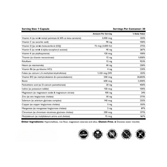 Sleeve Multivitamin Capsule (NO IRON) - NEW formulation