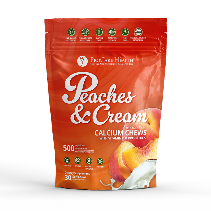 Calcium Soft Chew (Peaches & Cream - 30 count)