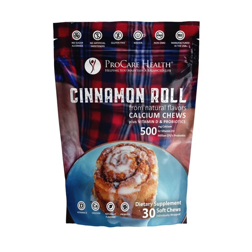 Calcium Soft Chew (Cinnamon Roll - 30 count)