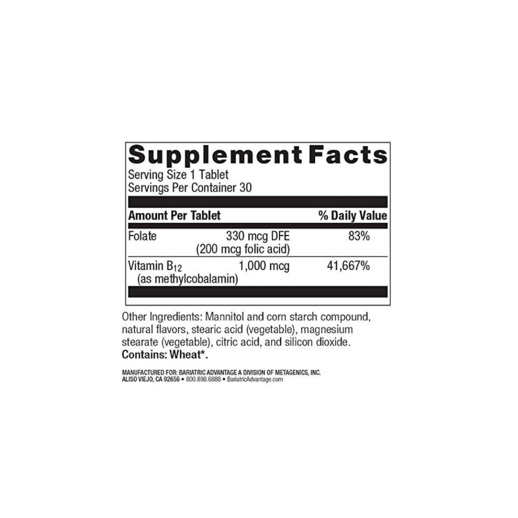 Vitamin B12 (1000 mcg)