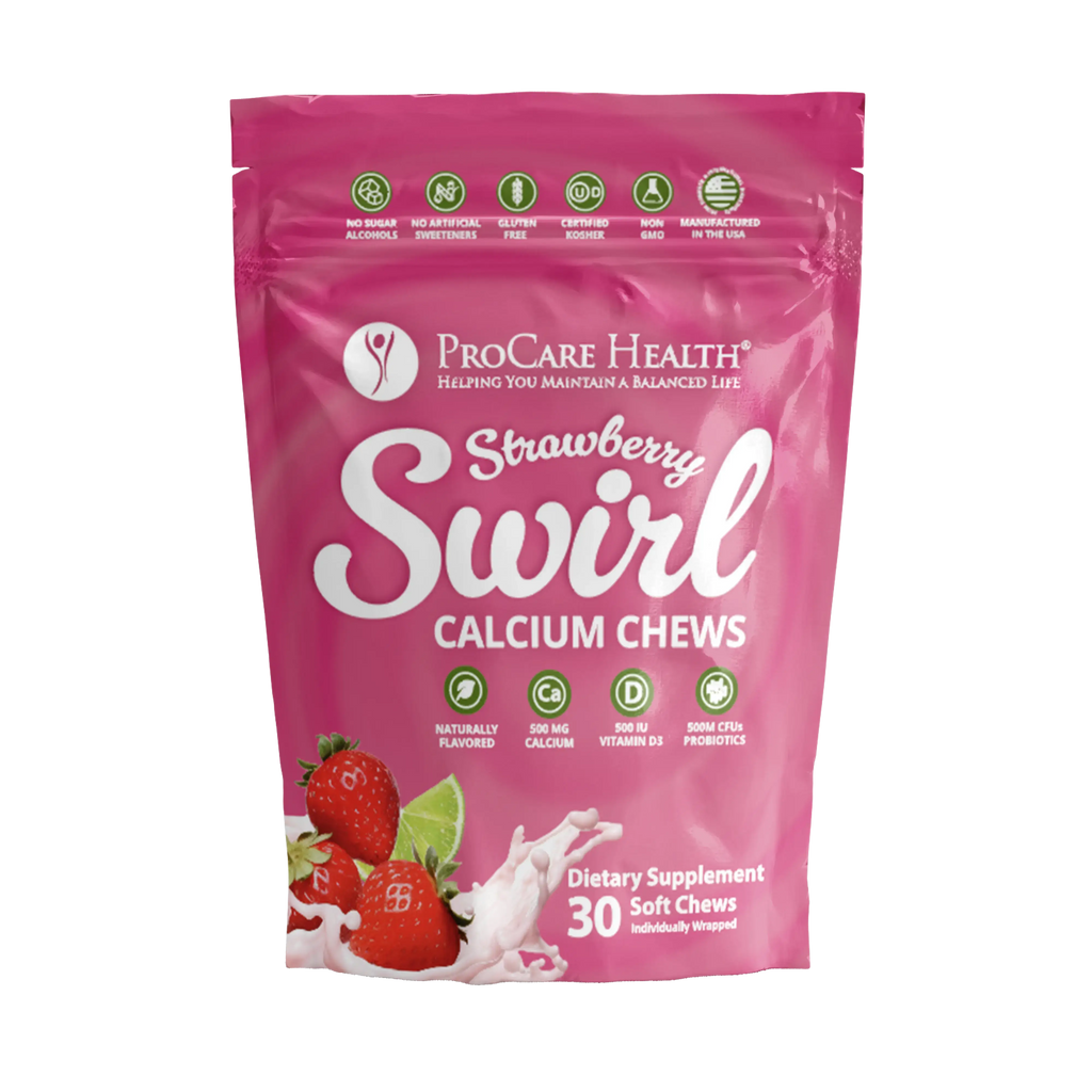 Calcium Soft Chew (Strawberry Swirl - 30 count)