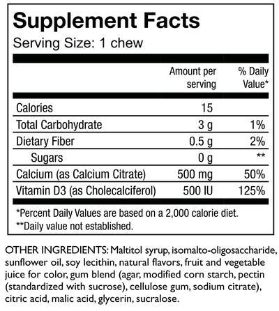 Calcium Soft Chews (Watermelon)