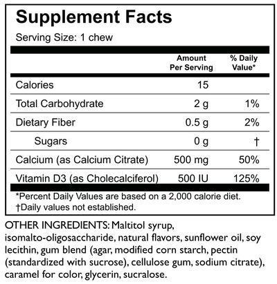 Calcium Soft Chews (Caramel)