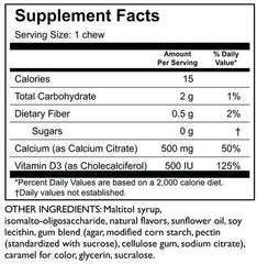 Calcium Soft Chews (Caramel)