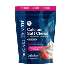 Calcium Soft Chew (Strawberry Swirl - 30 count)
