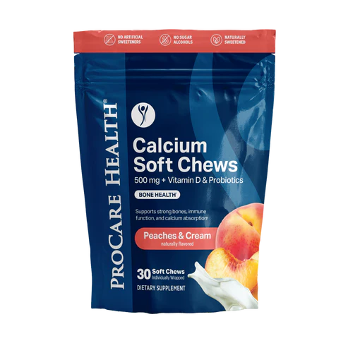 Calcium Soft Chew (Peaches & Cream - 30 count)