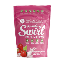 Calcium Soft Chew (Strawberry Swirl - 30 count)