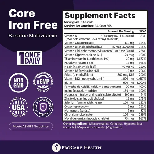 Switch Multivitamin (Iron Free)